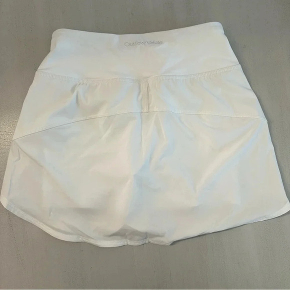 Outdoor Voices Women’s White Lightweight Skort with Zippered Pocket Sz XXS NWOT - Picture 9 of 9